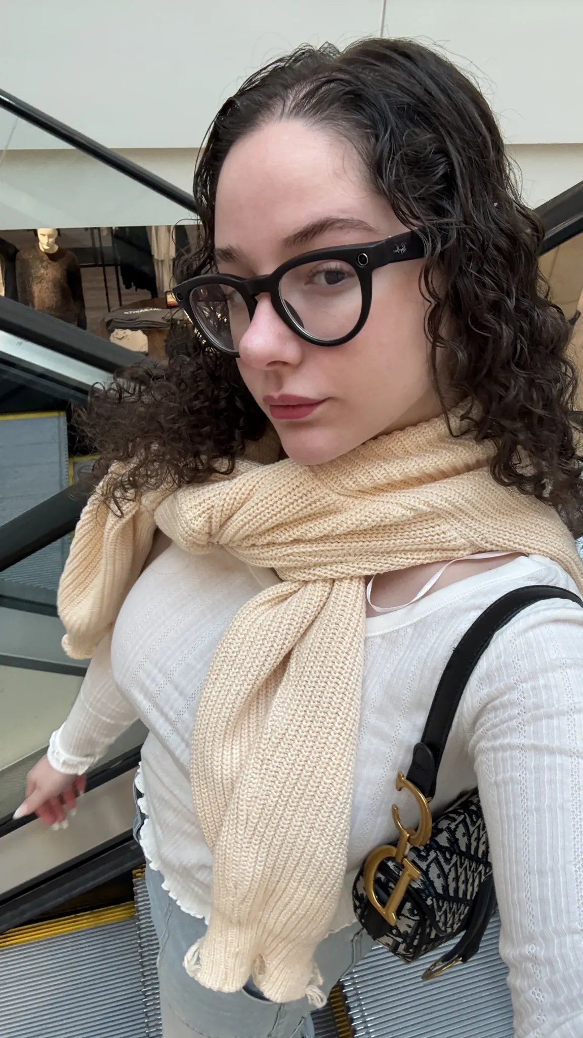 Foxy Uzumaki portrait wearing glasses and a scarf
